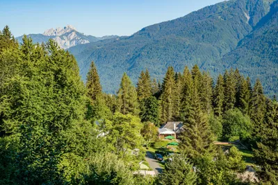 Alpenferienpark Reisach  - Luftaufnahme des Campingplatzes