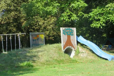 Campingplatz Alte Löweninsel - Kinderspielplatz auf dem Campingplatz