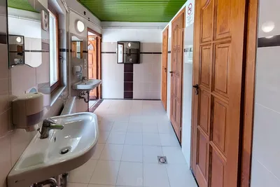 Arena Camping - Budapest  -  Sanitärbereich vom Campingplatz