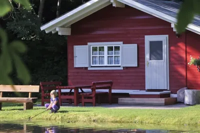 Arlberg Camping  - Mobilheim mit Terrasse auf dem Campingplatz