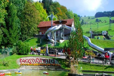 Camping Atzmännig - Rutschenturm auf dem Campingplatz