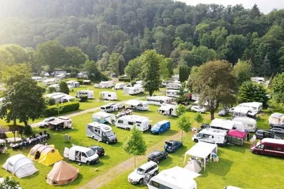 Campingplatz Auf der Au - Standplatzwiese auf dem Campingplatz