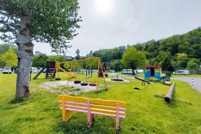 Campingplatz Auf der Au  - Kinderspielplatz auf dem Campingplatz