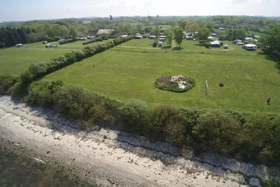 Augustenhof Strand Camping - Campingplatz Luftaufnahme