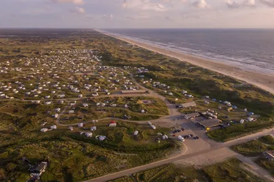 Børsmose Strand Camping - Übersicht auf das gesamte Campingplatz Gelände 