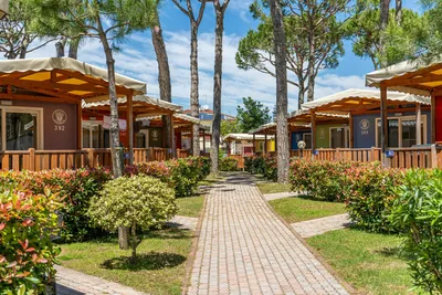 Camping Cavallino  - Mobilheimen auf dem Campingplatz