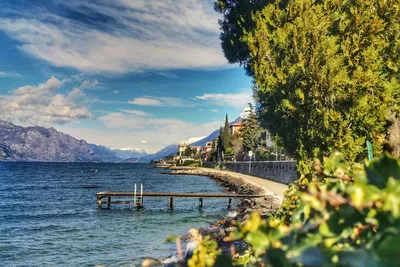 Camping Baldo - Spazierpromenade am Wasser