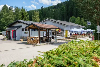 Campingplatz Bankenhof - Blick auf das Restaurant des Campingplatzes