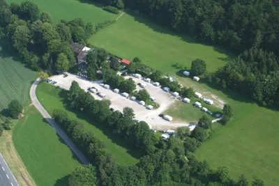Campingplatz Bauer-Keller - Campingplatz aus der Vogelperspektive