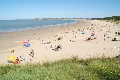 Camping Bois Soleil  -  Strand vom Campingplatz am Atlantik
