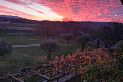 Camping Brajda - Sonnenuntergang über dem Campingplatz