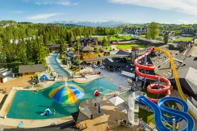 Camp Gorący Potok - Wasserpark mit Rutschen auf dem Campingplatz