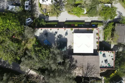 Camping 5 Terre  - Luftaufnahme des Campingplatzes