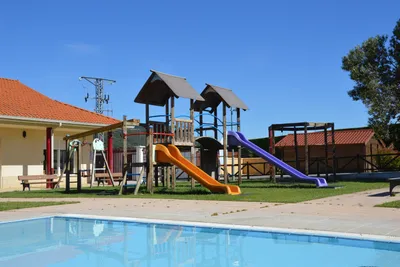 Camping Acedo - Kinderspielplatz auf dem Campingplatz