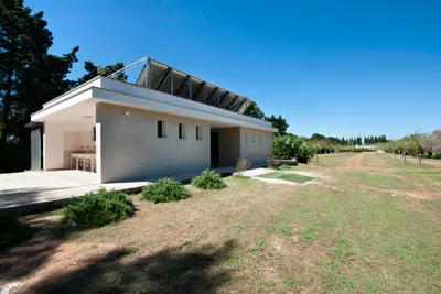 Agriturismo Fontanelle - Außenansicht des Sanitärgebäudes