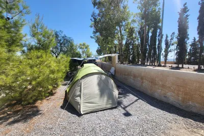 Camping Albox - Blick auf einen Zeltplatz auf dem Campingplatz