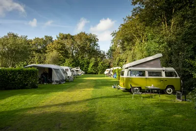 Camping Alkmaar - Wohnmobil- und Wohnwagenstandplätze auf der Wiese