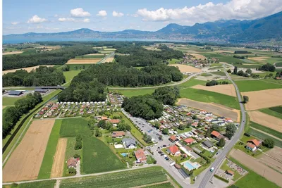 Camping Au Grand-Bois - Vogelperspektive des Campingplatzes
