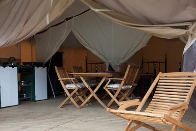 Camping Bella Austria - Glampingzelt auf dem Campingplatz