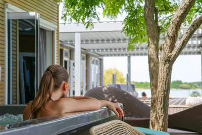 Camping Capalonga -  Mobilheim mit Whirlpool