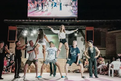 Camping Castell Montgri - Animationsshow auf dem Campingplatz