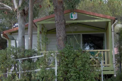 Camping Croce del Sud - Mobilheim auf dem Campingplatz