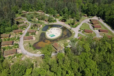 Camping De Voorst  - Campingplatz aus der Vogelperspektive
