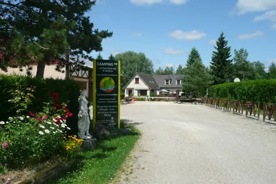 Camping Domaine de la Nature - Eingang zum Campingplatz