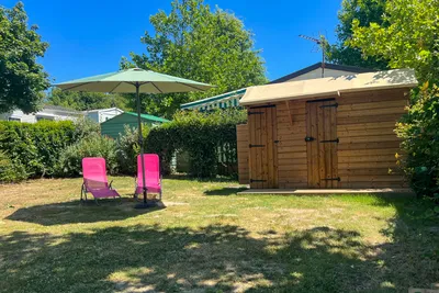 Camping Domaine du Morbihan - Private Sanitäreinheit auf einem Standplatz
