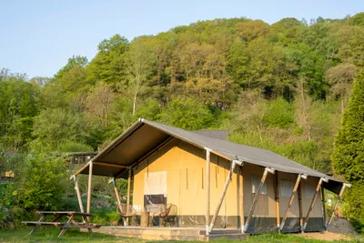 Domaine du Bocq  Camping du Bocq - Außenansicht Glamping Zelt