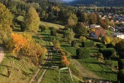 Camping du Château  - Luftaufnahme des Campingplatzes