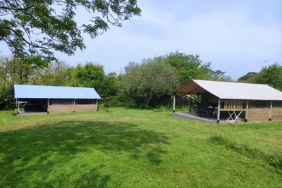Camping du Tromeur - Mobilheime auf dem Campingplatz