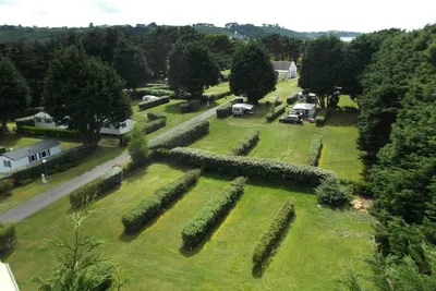 Camping Du Vougot - Campingplatz Luftaufnahme