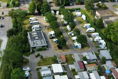 Camping Fischerhaus  - Luftaufnahme des Campingplatzes