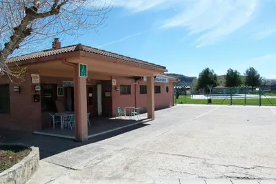 Camping Fuente de Regrustan - Rezeption des Campingplatzes