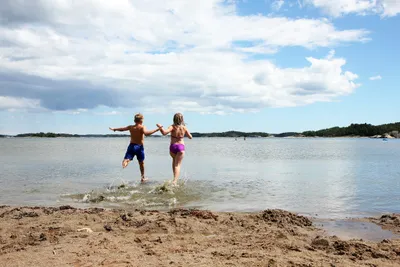 Camping Gålö Havsbad  -  Campingplatz mit Badestrand am See