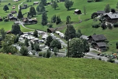 Camping Gletscherdorf  -  Übersicht auf den Campingplatz