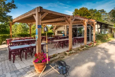 Camping le Grand Cerf - Restaurant Terrasse