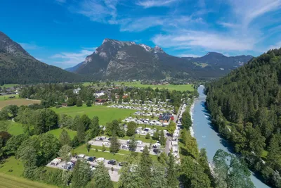 Camping Grubhof - Übersicht auf das gesamte Campingplatz Gelände 