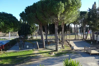 Camping International Du Roussillon - Kinderspielplatz auf dem Campingplatz