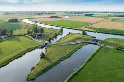 Camping en Jachthaven Aduarderzijl  - Campingplatz aus der Vogelperspektive