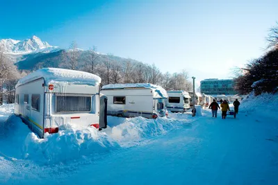 Camping Julia - Campingplatz mit Schnee