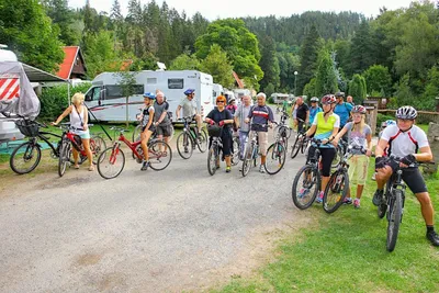 Camping Karolina - Fahrradgast auf dem Campingplatz-