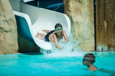 Camping L'Air Marin  Camping L' Air Marin - Kinder auf der Wasserrutsche