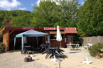 Camping La Faz  -  Imbiss auf dem Campingplatz