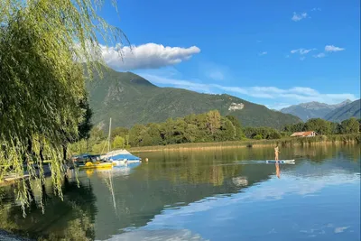 Camping La Riva - Blick auf das Wasser