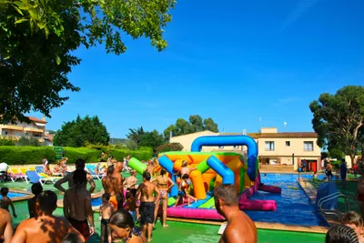 Camping La Sirena  - Wasserspielplatz im Pool vom Campingplatz