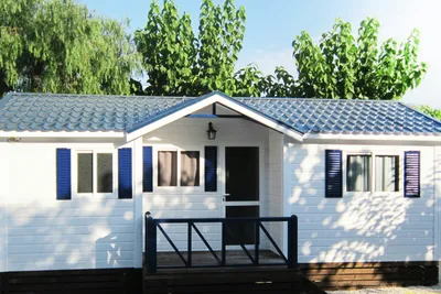 Camping la Torreta  -  Mobilheim auf dem Campingplatz