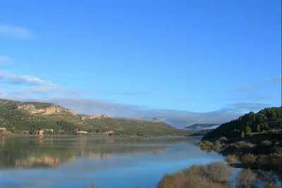Camping Lago Resort  - Blick vom Campingplatz auf den See Embalse de la Tranquera