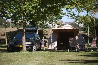 Camping Laredo - Stellplätze auf der Wiese